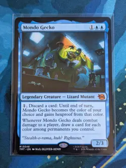 MTG Mondo Gecko - NM - Teenage Mutant Ninja Turtles - Image 1