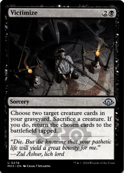 MTG Victimize NM U 278 Modern Horizons 3 - Image 1