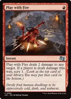 MTG - Play with Fire - J25 - Magic the Gathering - Image 1
