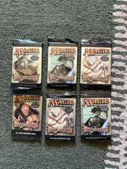Magic the Gathering SIX sealed ONSLAUGHT boosters + 7th Edition Starter Box w CD - Image 1