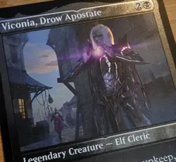 X 1 Viconia, Drow Apostate Foil Etched NM-M Commander Legends 501 MTG Magic - Image 1