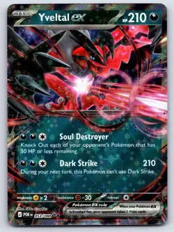 Yveltal ex 053/088 Pokemon Perfect Order Holo NM/LP - Image 1
