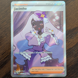 Pokemon TCG Jacinthe 110/088 Holo Full Art Ultra Rare Trainer Perfect Order - Image 1