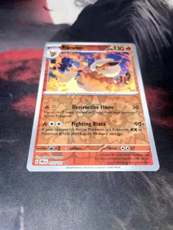 Flareon 013/131 Holo Rare Prismatic Evolutions Pokemon Near Mint - Image 1