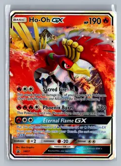 Ho-Oh GX - SM57 Holo Promo Sun & Moon Promo Pokemon NM/M - Image 1