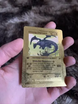 Pokemon Card Shining Charizard 1st Edition Ultra Rare Gold Foil 107/105 - Image 4