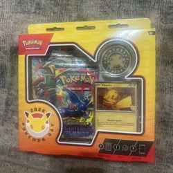 Pokemon TCG: Pokemon Day 2026 Collection 3 Packs Pikachu Promo & Coin - Image 1