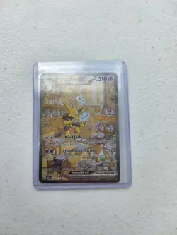 Pokemon Alakazam EX TCG Scarlet Violet-151 Holo Full Art Card 201/165 - Image 1
