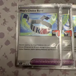 Hop's Choice Band Holo Pokemon Prize Pack Series 7 Promo Card NM play Set - Image 2