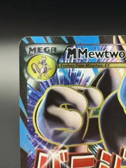 Pokemon M Mega Mewtwo EX TCG Card 159/162 Holo, Near Mint Condition - Image 3