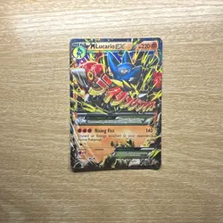 Pokemon TCG Lucario EX & M Lucario EX 2-Card Lot Holo Furious Fists 54/111 2014 - Image 2
