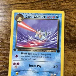 Dark Golduck 1st Edition 37/82 Team Rocket Pokemon TCG Card Uncommon - Image 2