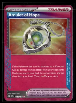 Pokemon SV08: Surging Sparks #162/191 Amulet of Hope - Image 1