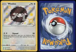 Wooloo SV103/SV122 Shining Fates Shiny Vault Shiny Rare Lightly Played Umemoto - Image 1