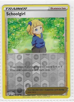 Schoolgirl 239/264 Uncommon Fusion Strike Pokemon Reverse Holo Near Mint - Image 1