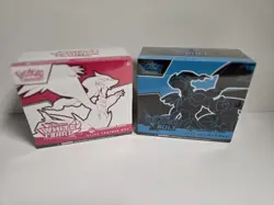 Pokemon Center Black Bolt And White Flare ETBs Set Of 2-Sealed - Image 1