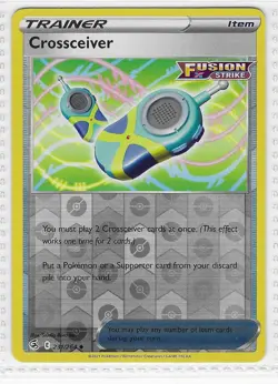 Crossceiver 231/264 Uncommon Fusion Strike Pokemon Reverse Holo Near Mint - Image 1