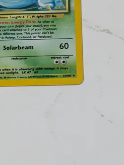 Pokemon TCG Venusaur - Base Set unlimited Holo 15 - Image 3