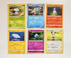 Pokemon TCG Yuka Morii Illustration Artwork Set of 6 Common Cards Near Mint - Image 1