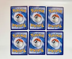 Pokemon TCG Yuka Morii Illustration Artwork Set of 6 Common Cards Near Mint - Image 2
