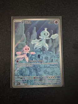 Pokemon Full Art Illustration Rare Frillish Card From White Flare Collection - Image 2
