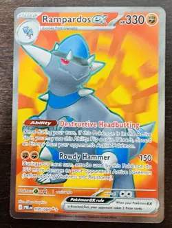 Pokemon TCG: Pitch Black - Rampardos EX 100/84 Full Art - Image 1