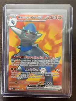 Pokemon TCG: Pitch Black - Rampardos EX 100/84 Full Art - Image 3