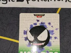 Bandai Pokemon Carddass Set 1 Part 2 Gastly (Green Version) LP front/NM back - Image 2