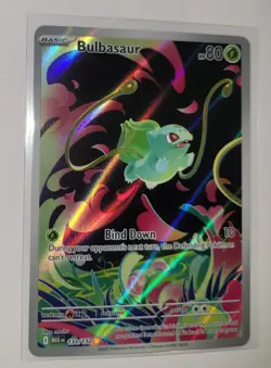 Bulbasaur 133/132 Illustration Rare IR Pokemon Mega Evolution Near Mint - Image 3