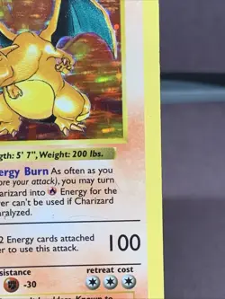 Pokemon TCG Shadowless Charizard 4/102 Base Set Holo Rare VTG WOTC 1999 HP - Image 5