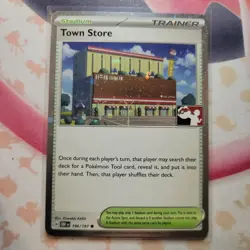 Town Store - 196/197 (Cosmos Holo) Prize Pack Series Cards Pokemon Tcg - Image 1