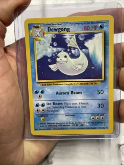 Dewgong 025/102 Base Set Regular Uncommon Unlimited NM/MT Vintage Pokemon Card - Image 1