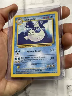 Dewgong 025/102 Base Set Regular Uncommon Unlimited NM/MT Vintage Pokemon Card - Image 2