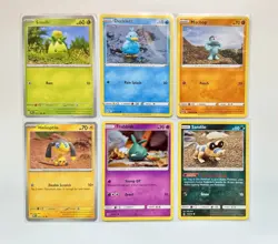 Pokemon TCG Yuka Morii Illustration Artwork Set of 6 Common Cards Near Mint - Image 1