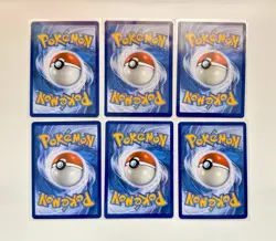Pokemon TCG Yuka Morii Illustration Artwork Set of 6 Common Cards Near Mint - Image 2