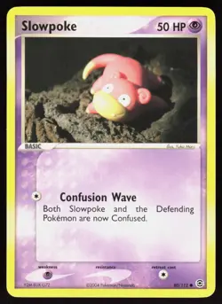 Slowpoke 80/112 - Pokemon FireRed & LeafGreen - Common - NM - Image 1