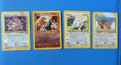Pokemon Vintage Promo Lot Of 4 Cards, Togepi, Meowth, Dragonite, Entei - Image 1