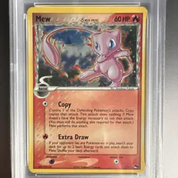 Pokemon TCG Mew Delta Species 3/17 POP Series 5 Holo PSA 6 Inverted Back - Image 3