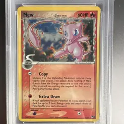 Pokemon TCG Mew Delta Species 3/17 POP Series 5 Holo PSA 6 Inverted Back - Image 4