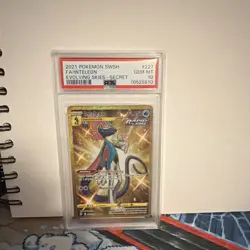Pokemon TCG Inteleon 227/203 PSA 10 (2021) Evolving Skies Secret Holo - Image 1