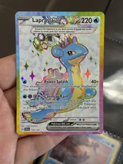 Pokemon TCG - Lapras ex 158/142 - Stellar Crown - Image 1
