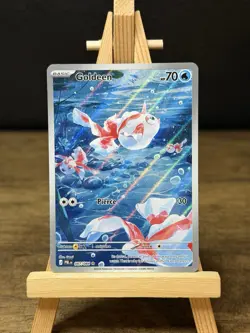 Goldeen - 087/084 ME05 Pokemon Pitch Black Illustration Rare Full Art Holo - Image 1