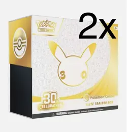 2x Pokemon Center ETB 30th Anniversary Celebration Sealed - PRESALE Ship 9/16 - Image 1