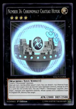WSUP Number 36: Chronomaly Chateau Huyuk #WSUP-EN002 1st Edition Yu-Gi-Oh! TCG - Image 1