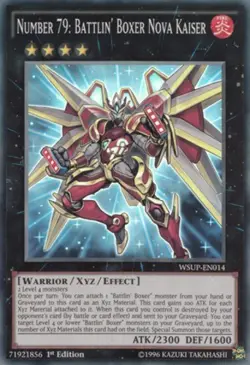 Number 79: Battlin' Boxer Nova Kaiser - WSUP-EN014 - Super Rare - 1st Edition - - Image 1