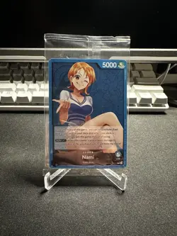 One Piece Card Game Nami Leader P-117 Promo Pack Sealed - Image 1