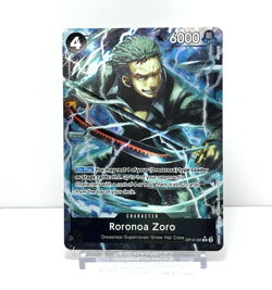 Roronoa Zoro AA ONE PIECE Card Game English OP10-095 Premium Booster Vol. 2 NM - Image 1