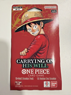 One Piece OP13 Carrying On His Will Booster Pack Factory Sealed And Sleeved - Image 1