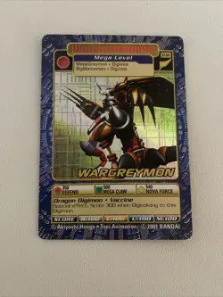 ST-84 WarGreymon HOLO Digimon Digi-Battle Card Street Starter Foil LP 2001 - Image 2