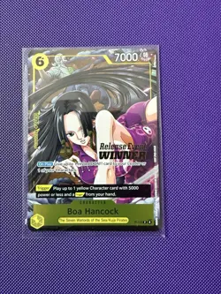 One Piece TCG - BOA HANCOCK - P-115 Release Event - Winner Promo OP15 NM English - Image 1